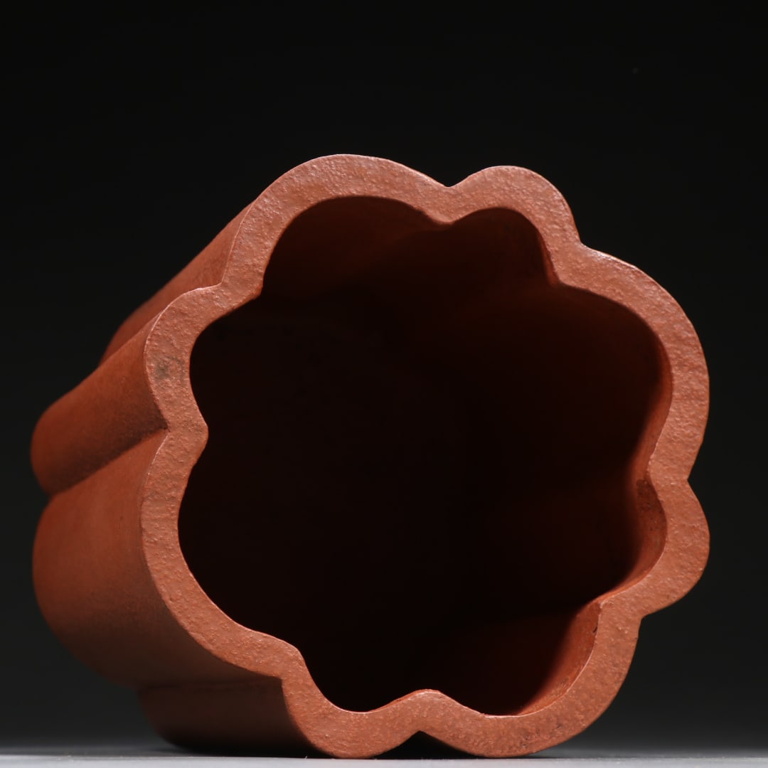 An Exquisite Purple Sands Brush Pot - 8