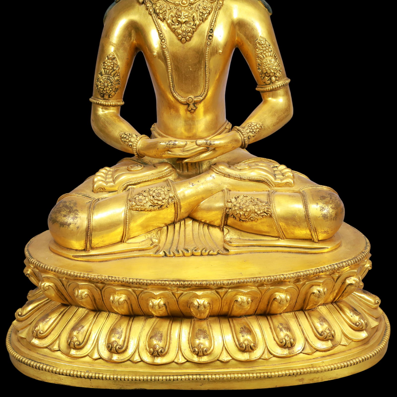 An Exquisite Gilt Bronze Buddha Statue - 4