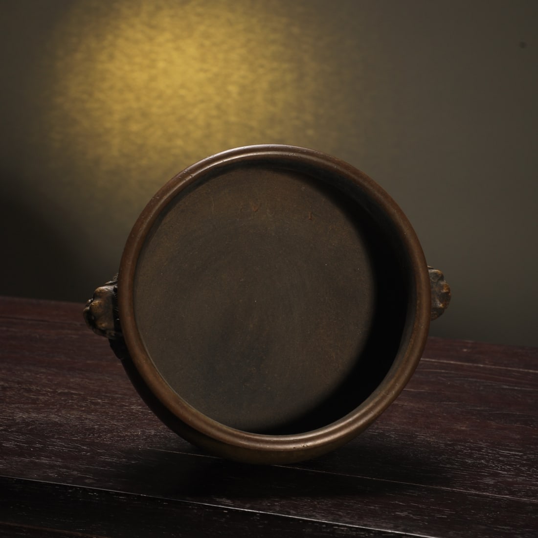 An Exquisite Bronze Dragon Pattern Double-Ears Censer - 5