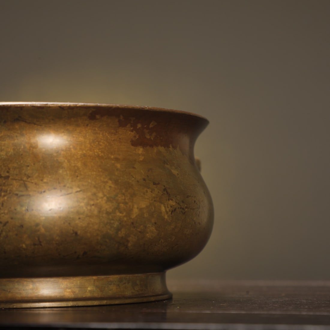 An Exquisite Bronze Dragon Pattern Double-Ears Censer - 7