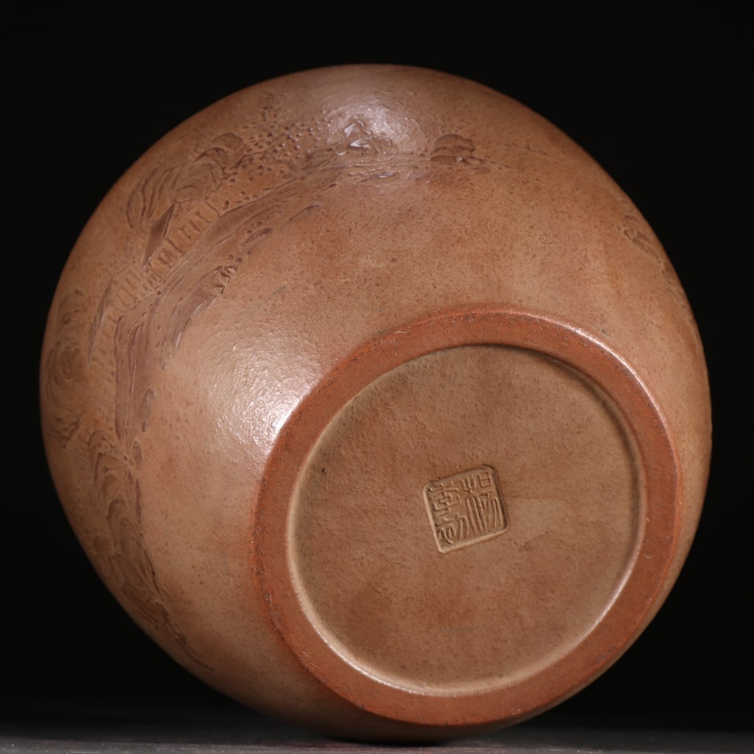 An Exquisite Purple Sands Landscape Pattern Jar - 9