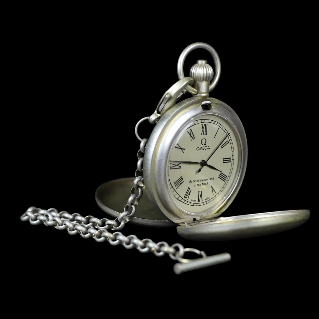 An Exquisite Silver Landscape and Figure Pattern Pocket watch - 4