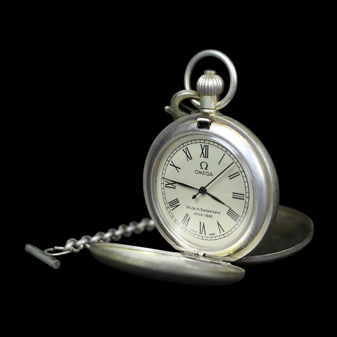 An Exquisite Silver Landscape and Figure Pattern Pocket watch - 5