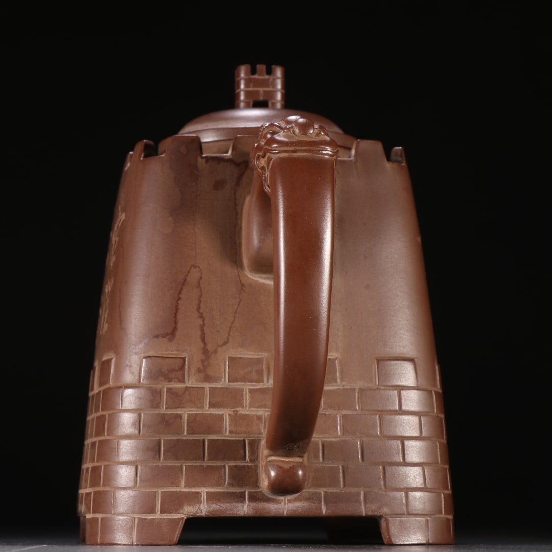 An Exquisite Purple Sands Landscape Pattern Teapot - 4