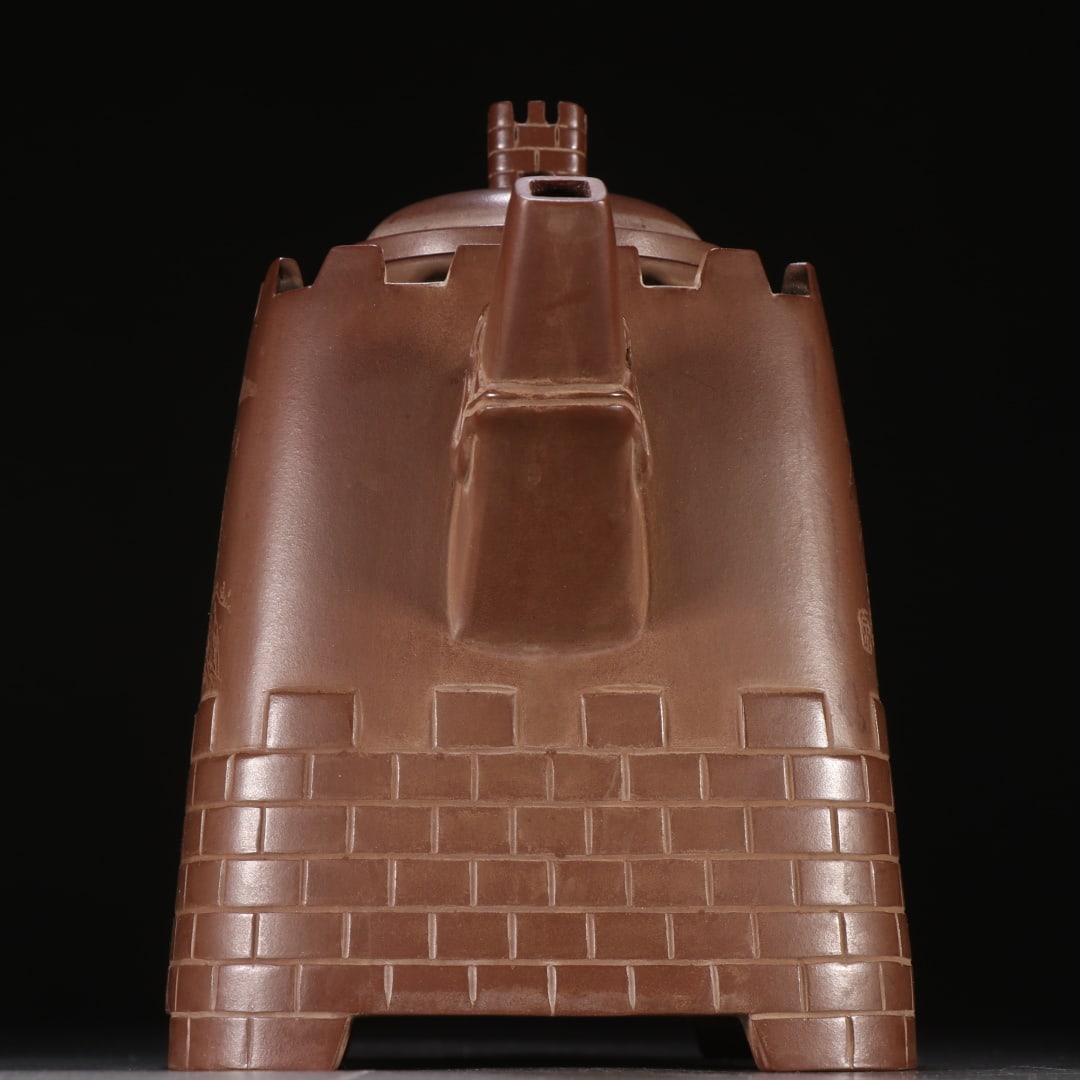 An Exquisite Purple Sands Landscape Pattern Teapot - 7