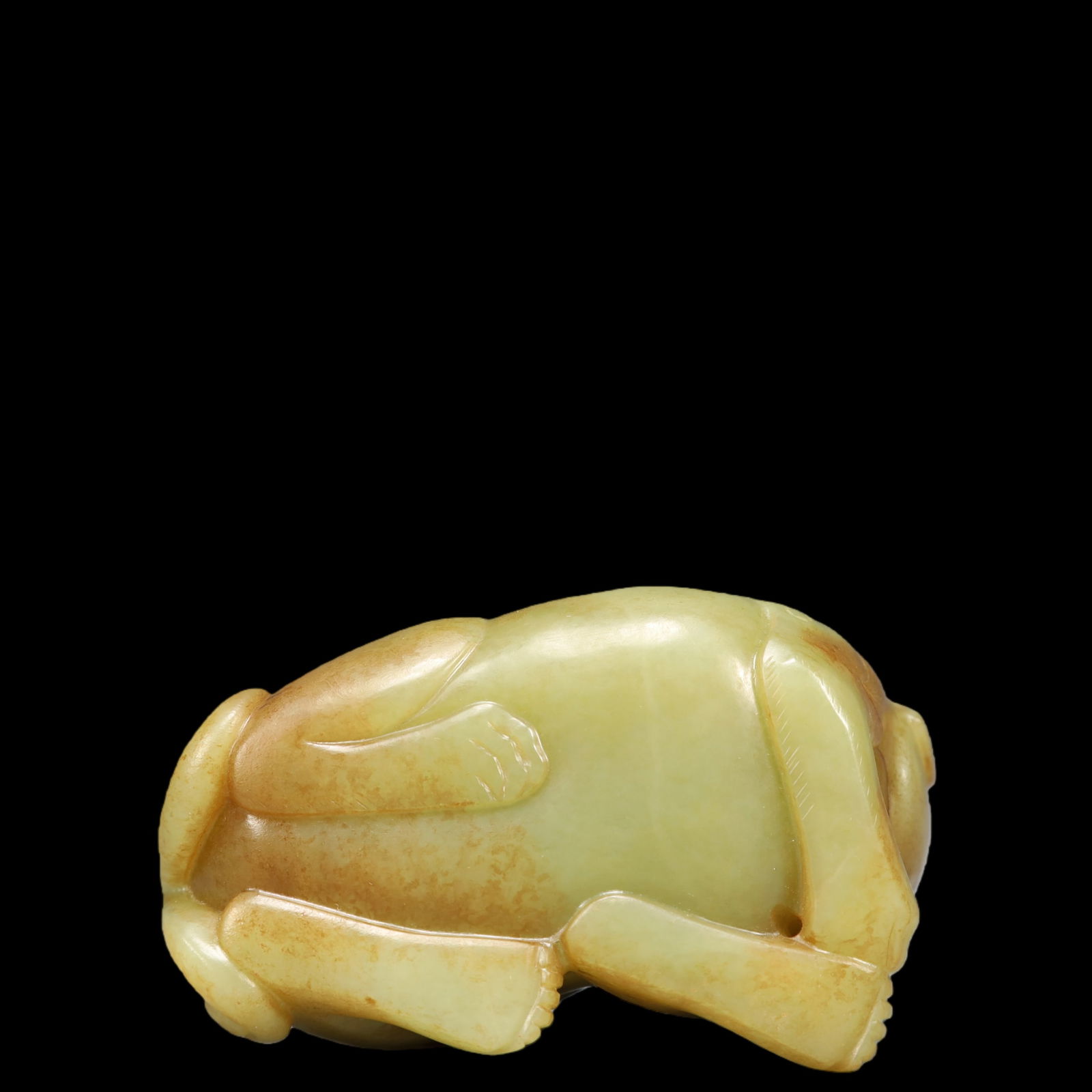 A Exquisite Archaic Jade Auspicious Beast Ornament - 6