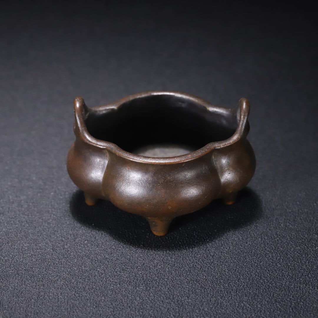 An Exquisite Bronze Double-Ears Censer - 3