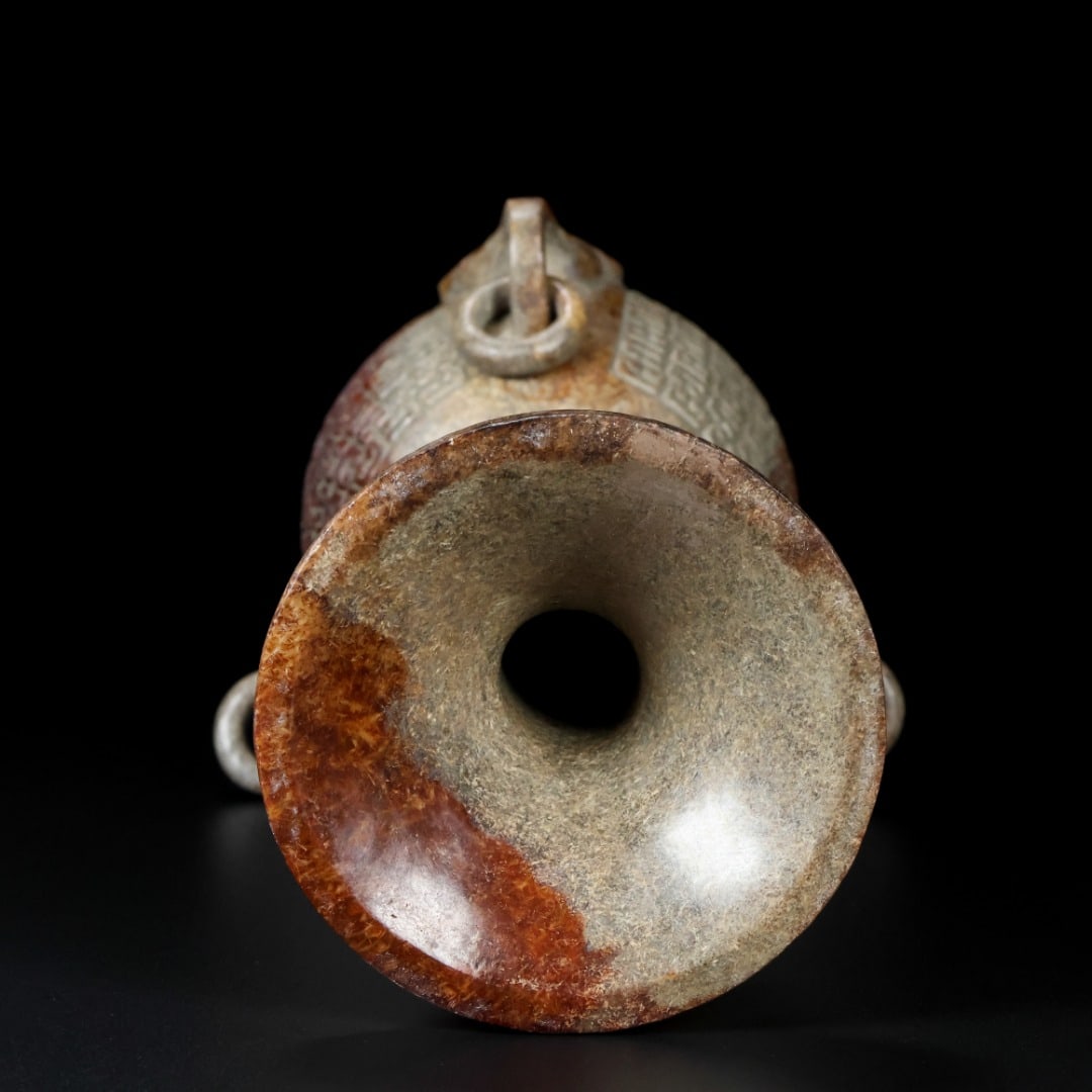 An Exquisite White Jade Beast-Face Pattern Censer - 8