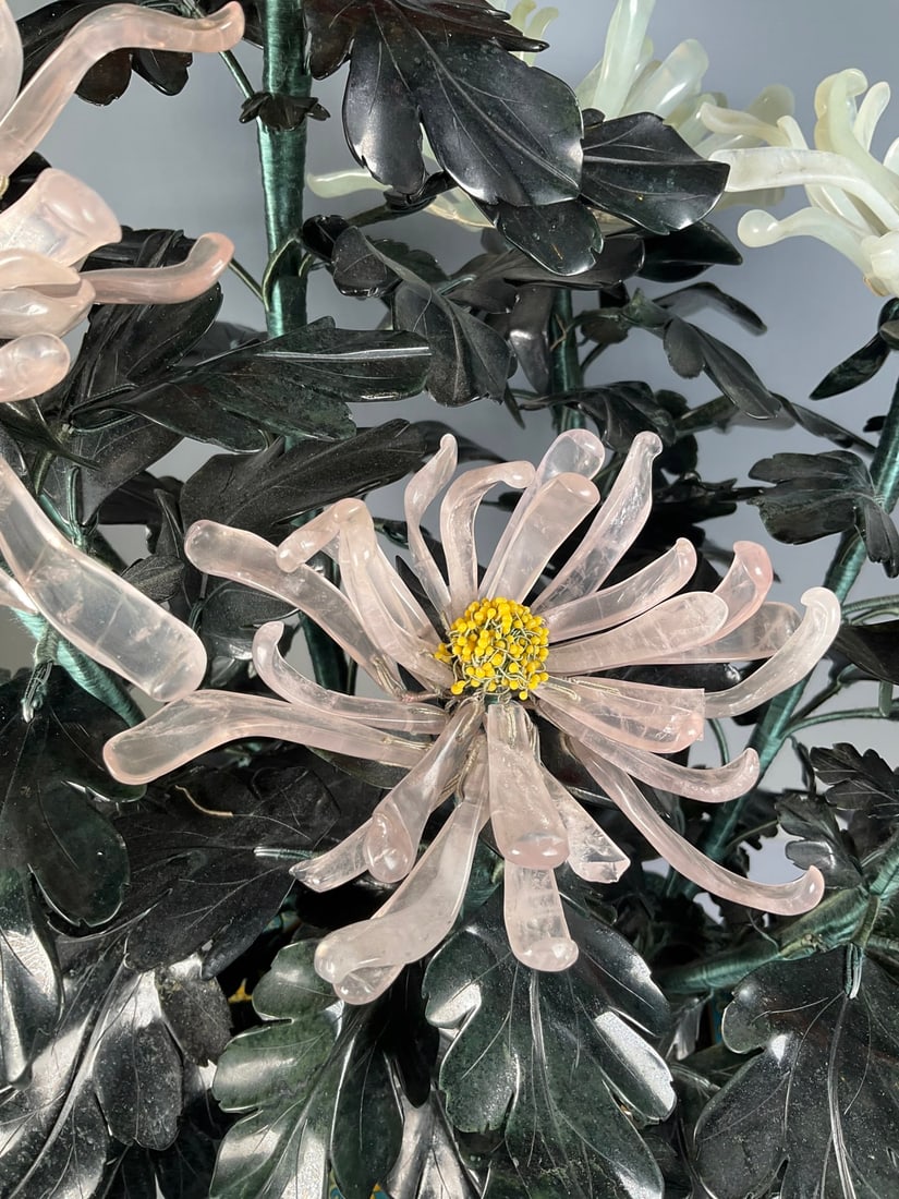 An Exquisite Cloisonne Flower Pattern Bonsai - 3