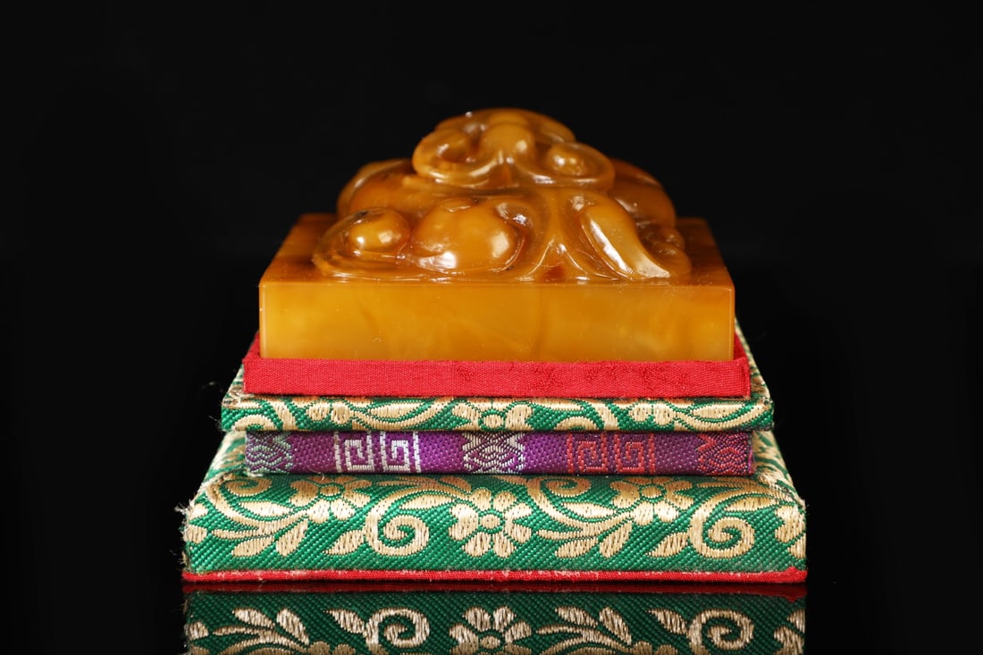 An Exquisite Shoushan Stone Auspicious Beast Pattern Seal - 3