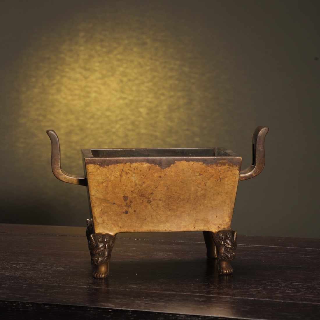 An Exquisite Bronze Double-Ears Censer - 2