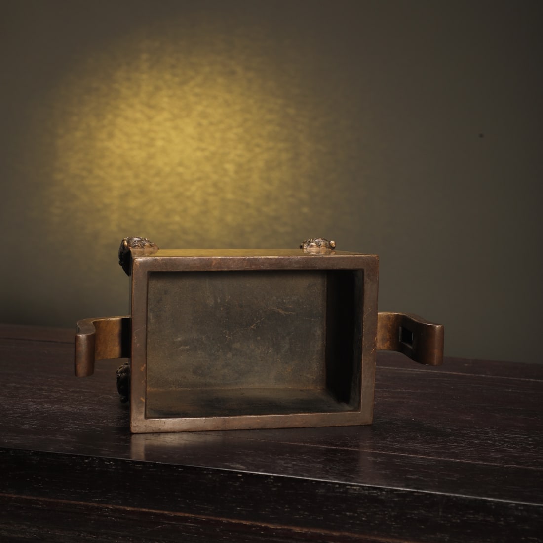 An Exquisite Bronze Double-Ears Censer - 5