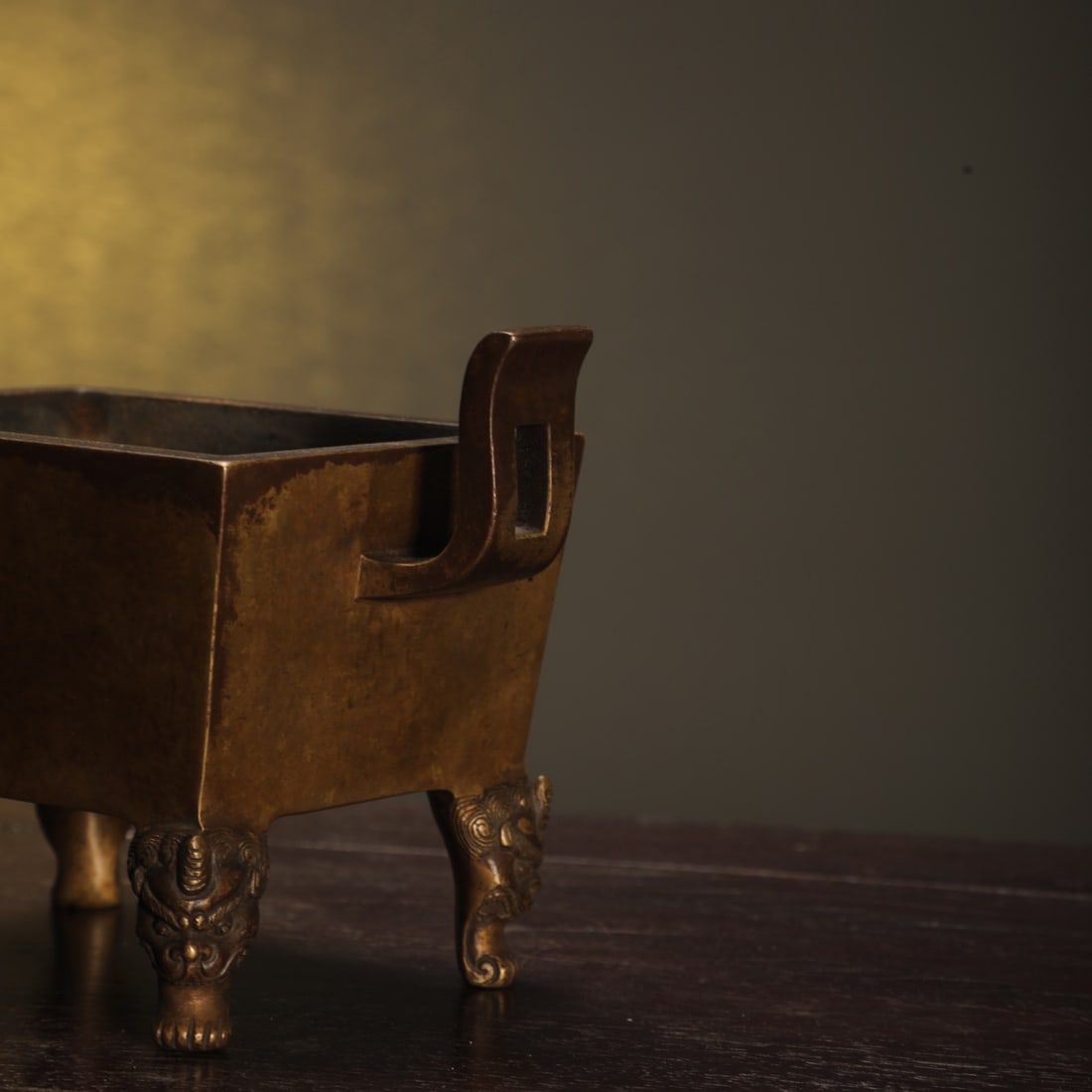 An Exquisite Bronze Double-Ears Censer - 8