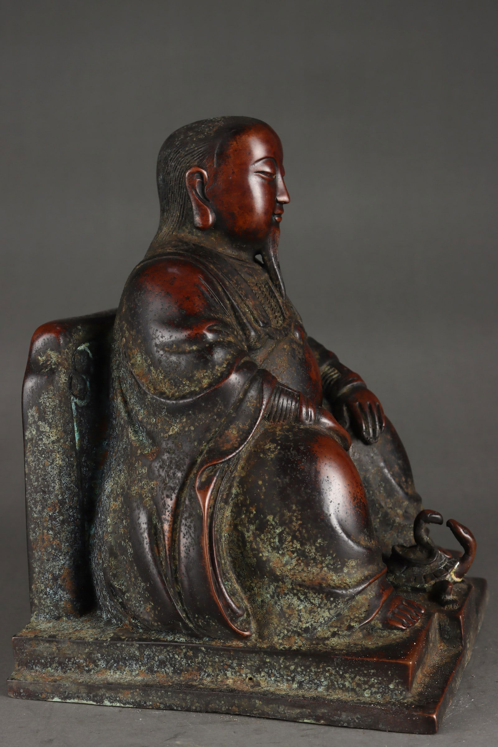 An Exquisite Bronze Buddha Statue - 2