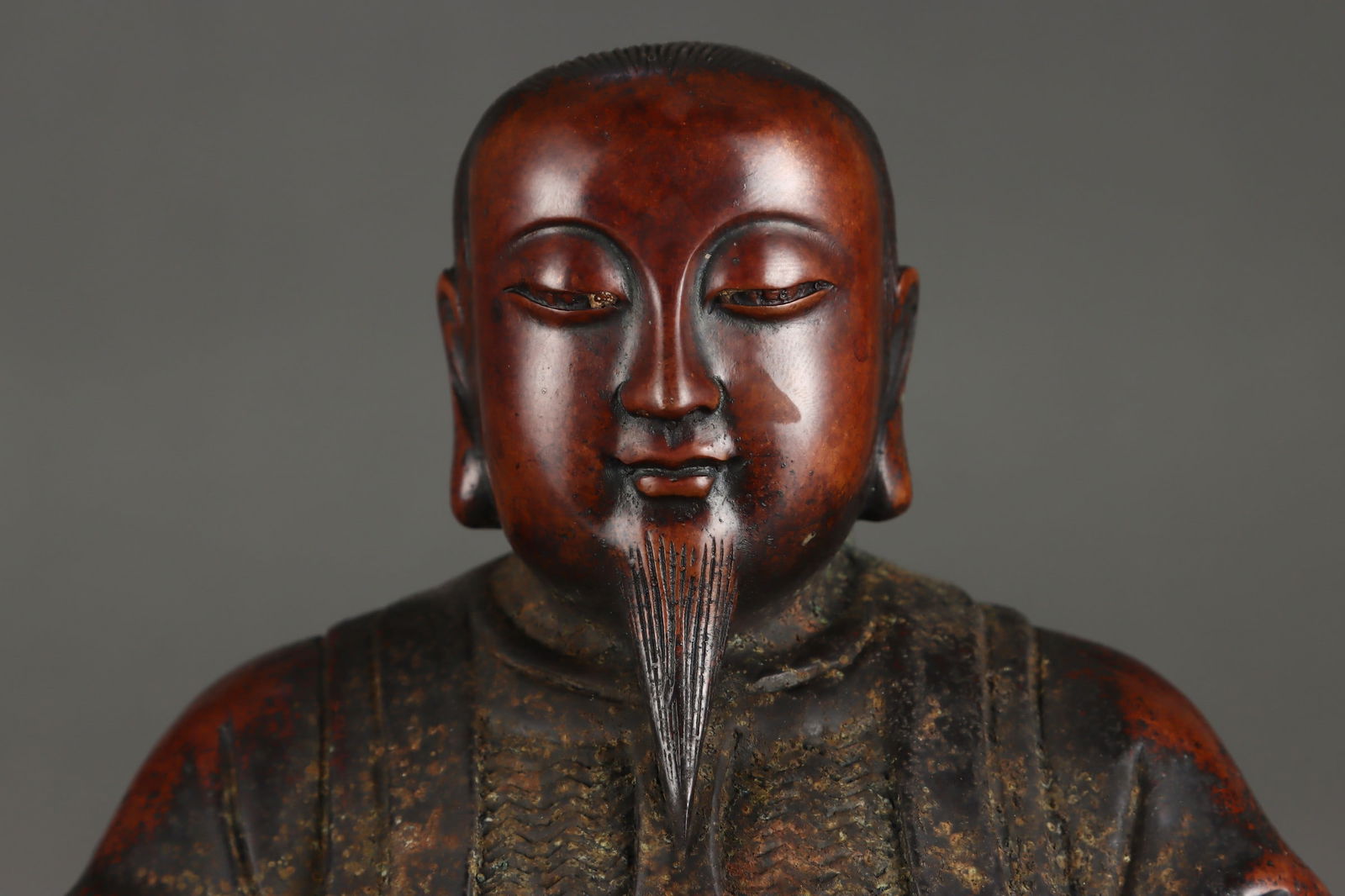 An Exquisite Bronze Buddha Statue - 5