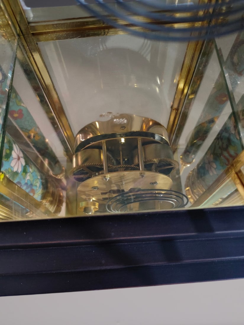 An Exquisite Gilt Bronze Lotus Pattern Clock - 9