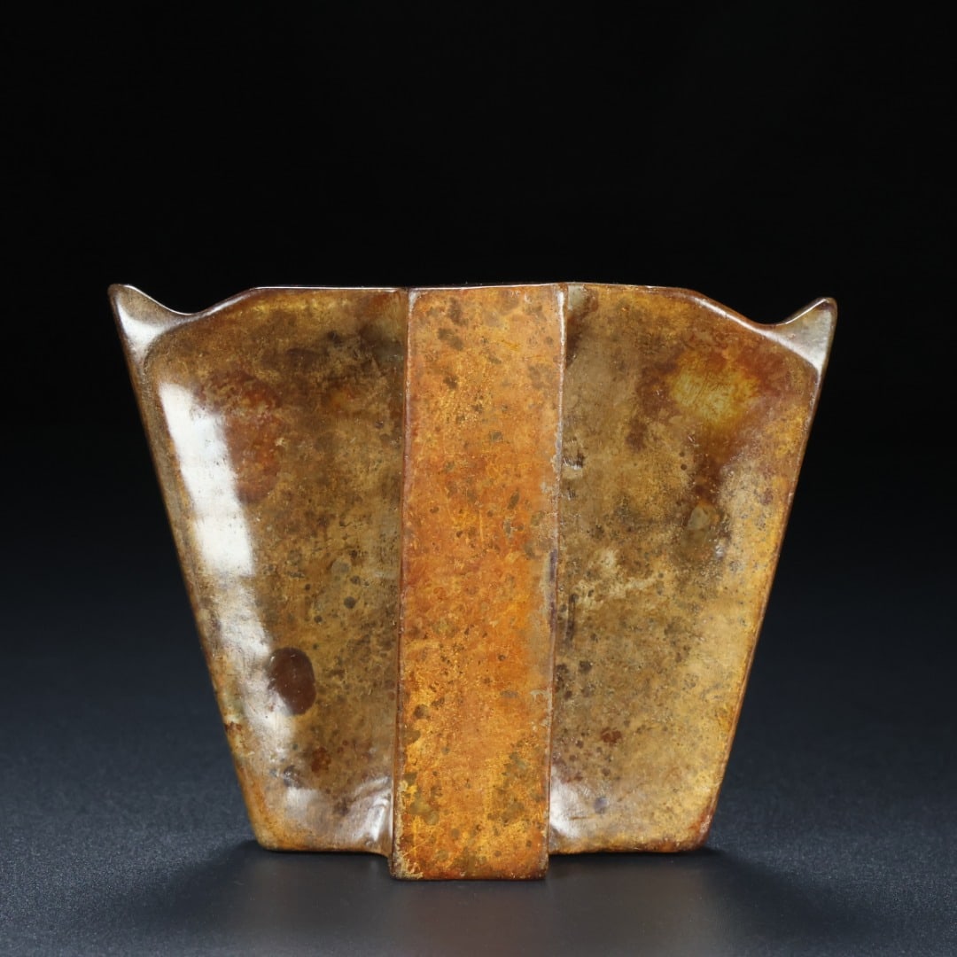 An Exquisite White Jade Beast-Face Pattern Ornament - 6