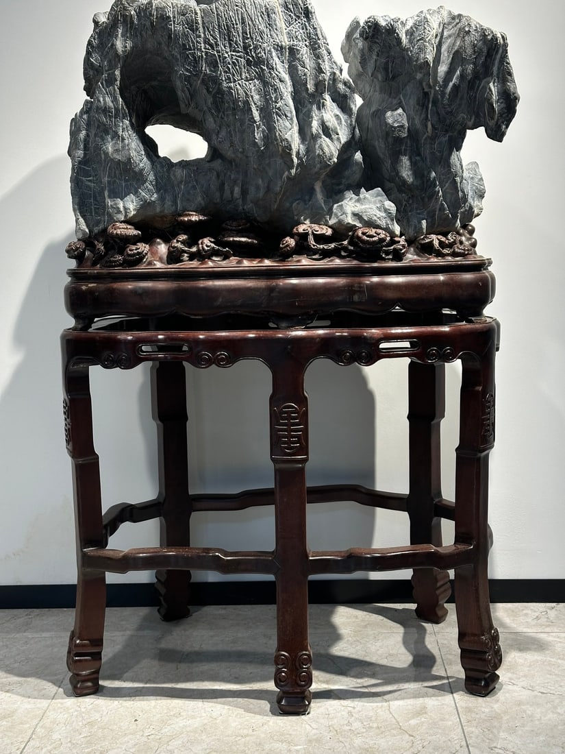 An Exquisite Lingbi Stone Ornament - 4