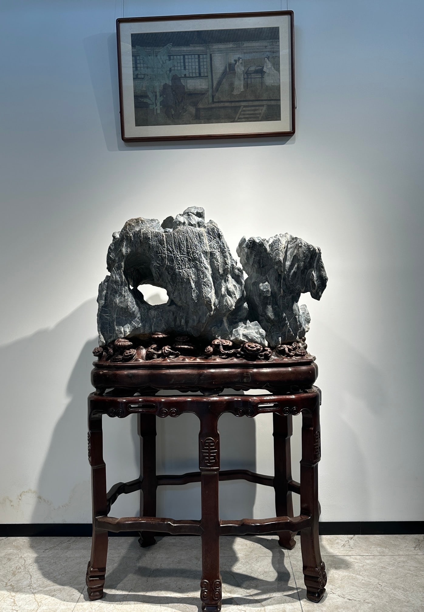 An Exquisite Lingbi Stone Ornament - 9