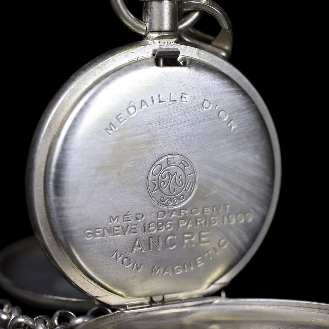 An Exquisite Silver Flower Pattern Pocket watch - 8
