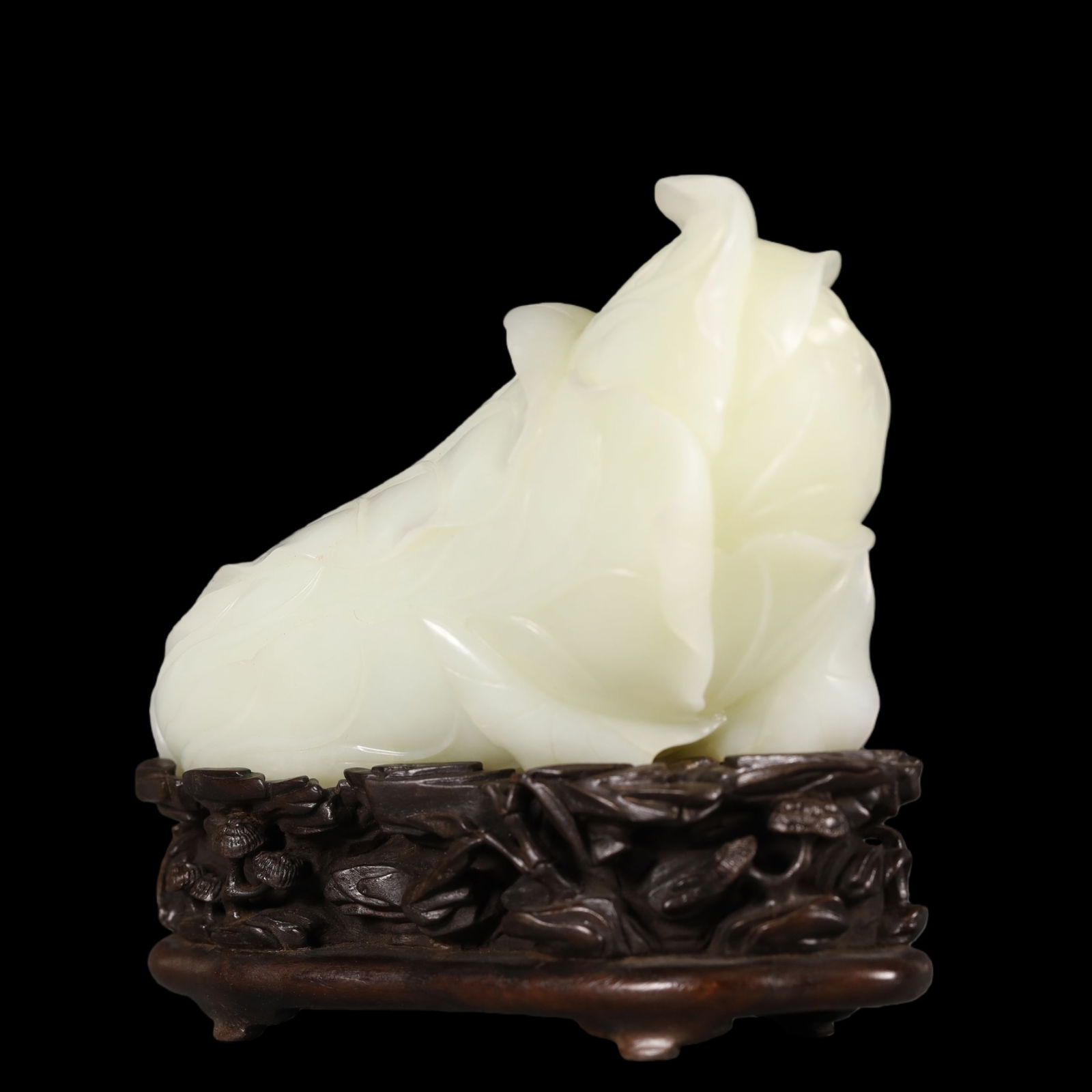 A Exquisite White Jade Cabbage Ornament - 2