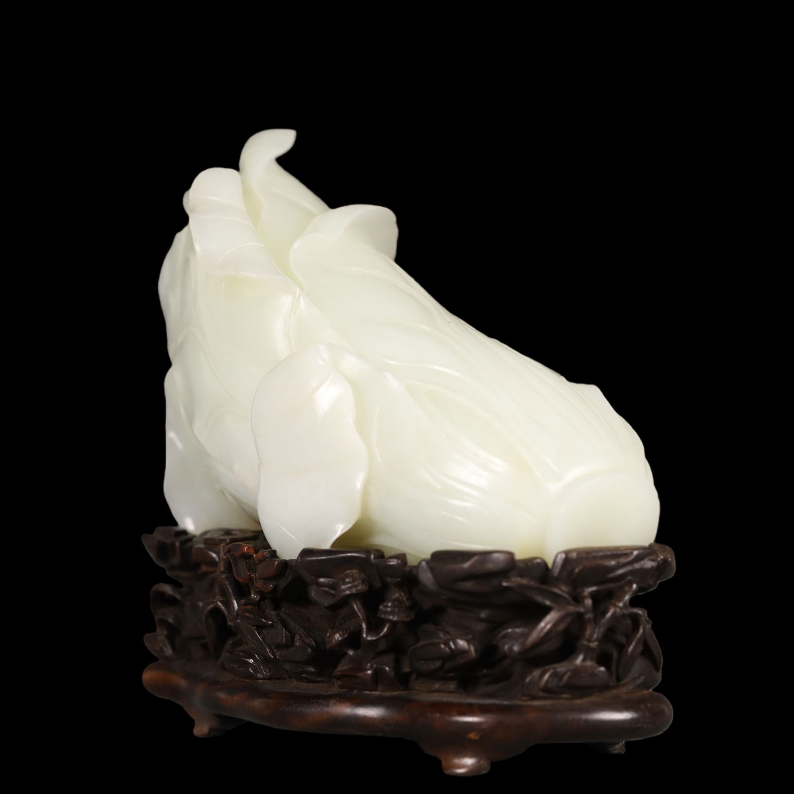 A Exquisite White Jade Cabbage Ornament - 5