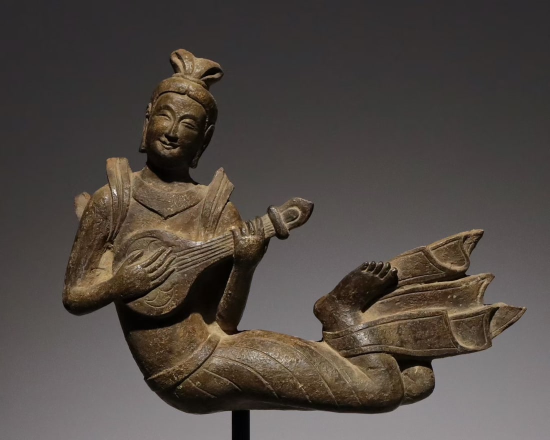 An Exquisite Limestone Figure Ornament - 2