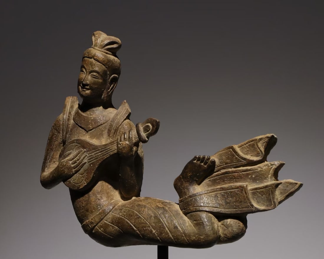 An Exquisite Limestone Figure Ornament - 3