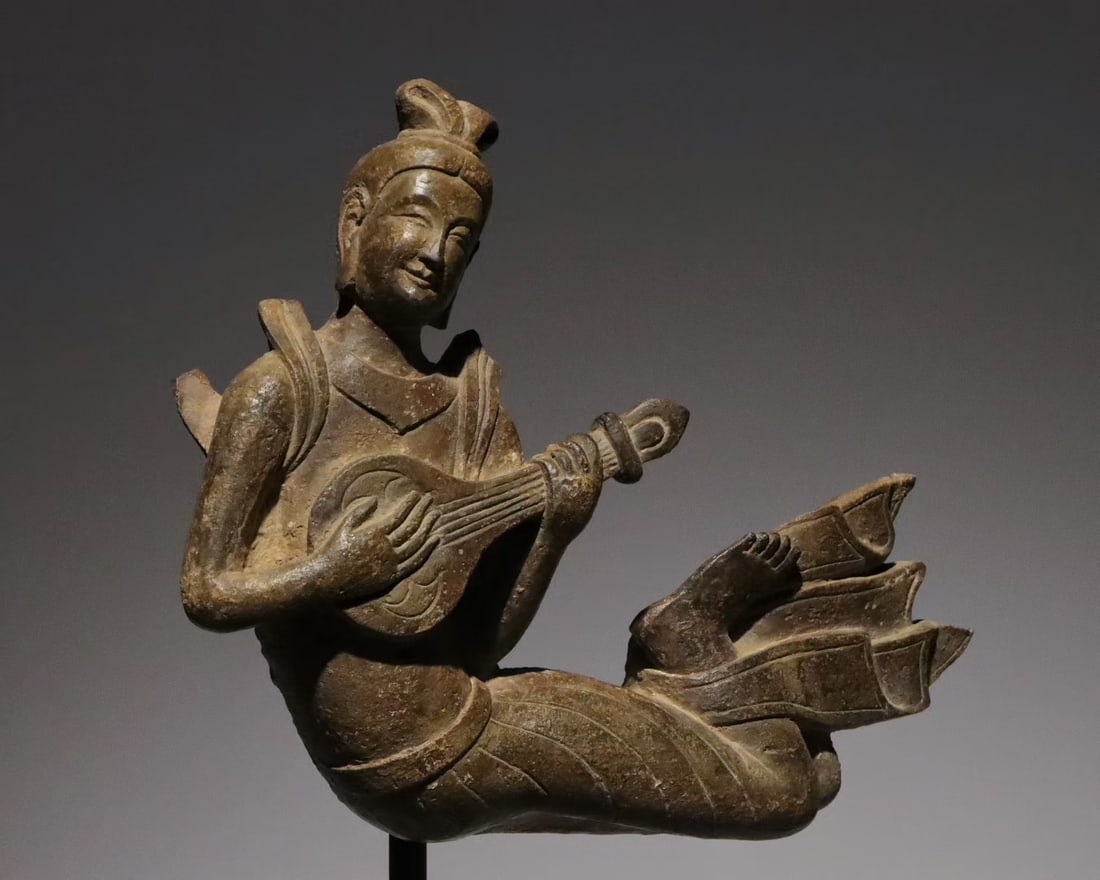 An Exquisite Limestone Figure Ornament - 4