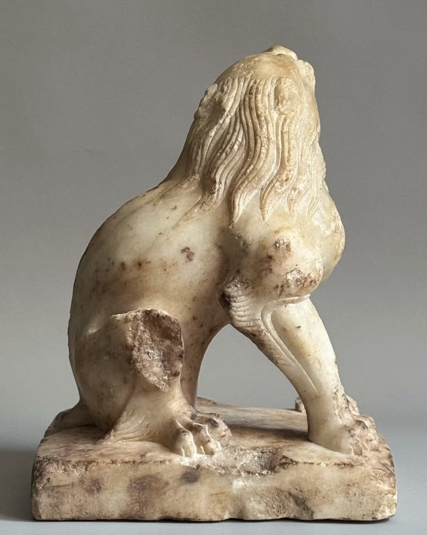 An Exquisite Marble Lion Ornament - 6