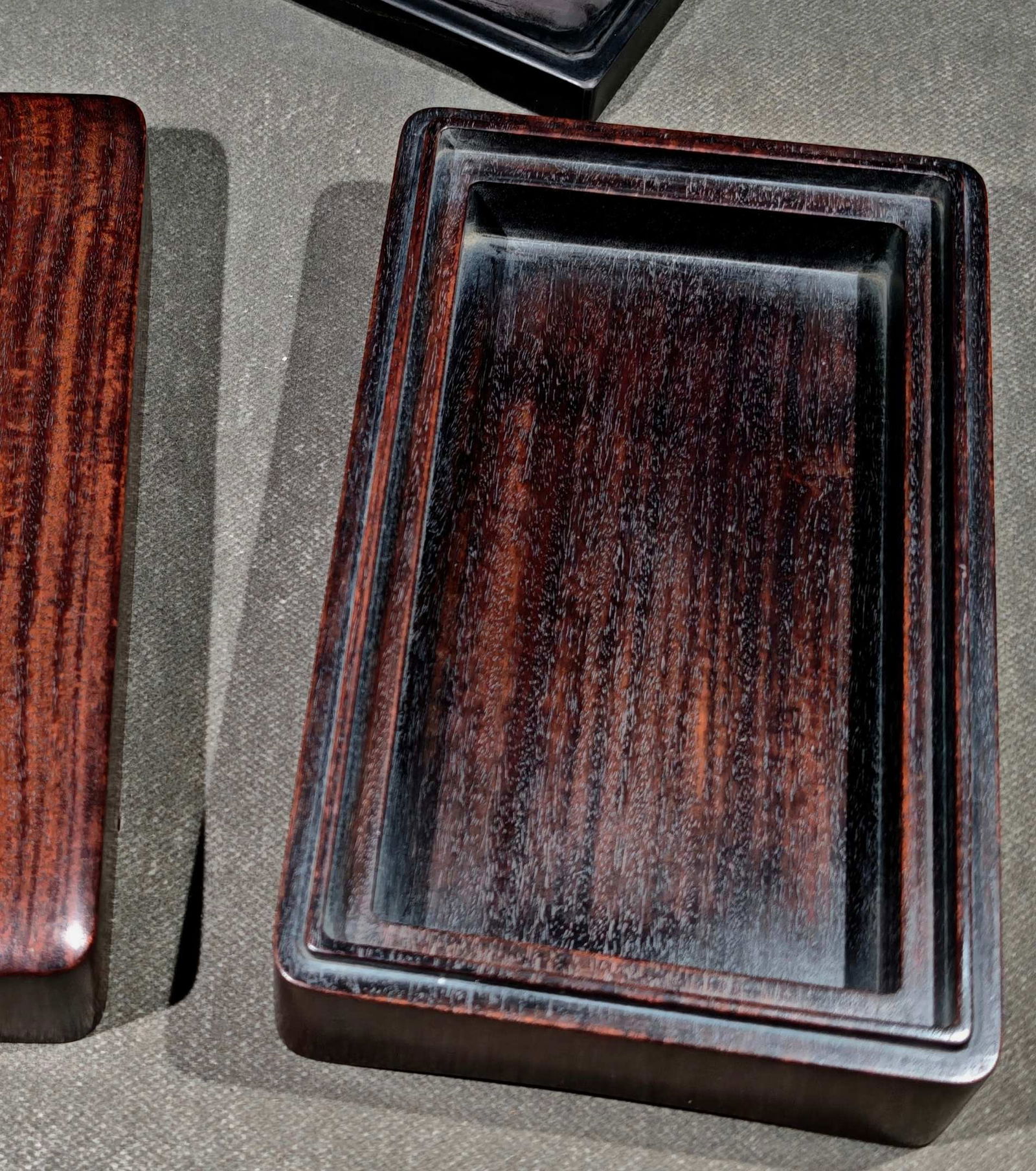 An Exquisite with poem Inkstone - 4