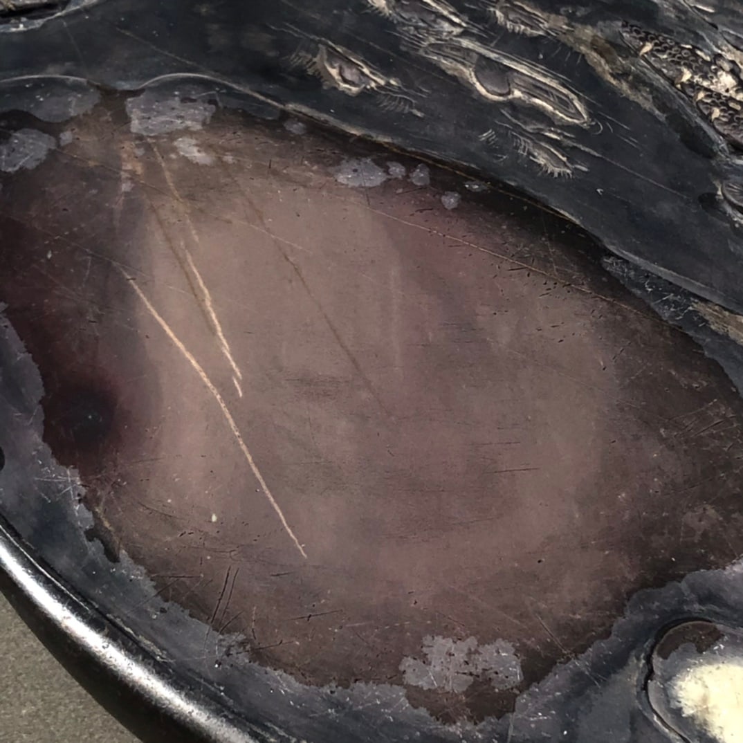 An Exquisite Landscape Pattern with poem Inkstone - 4