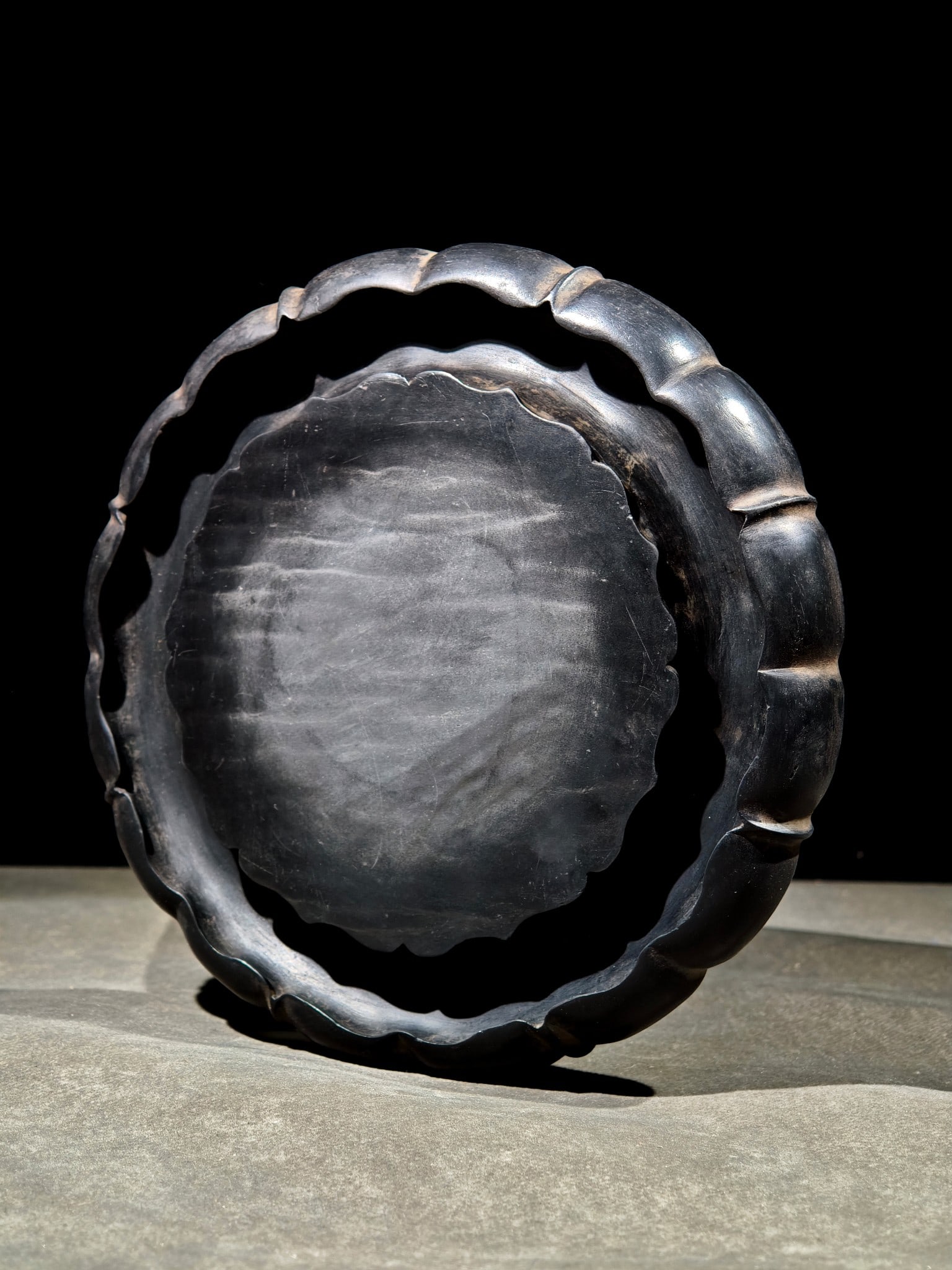 An Exquisite with poem Inkstone - 7