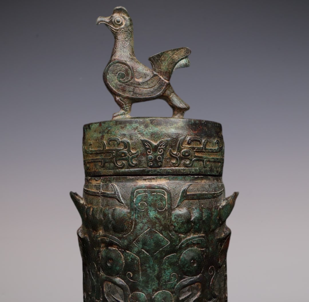 An Exquisite Bronze Beast-Face Pattern Censer - 2