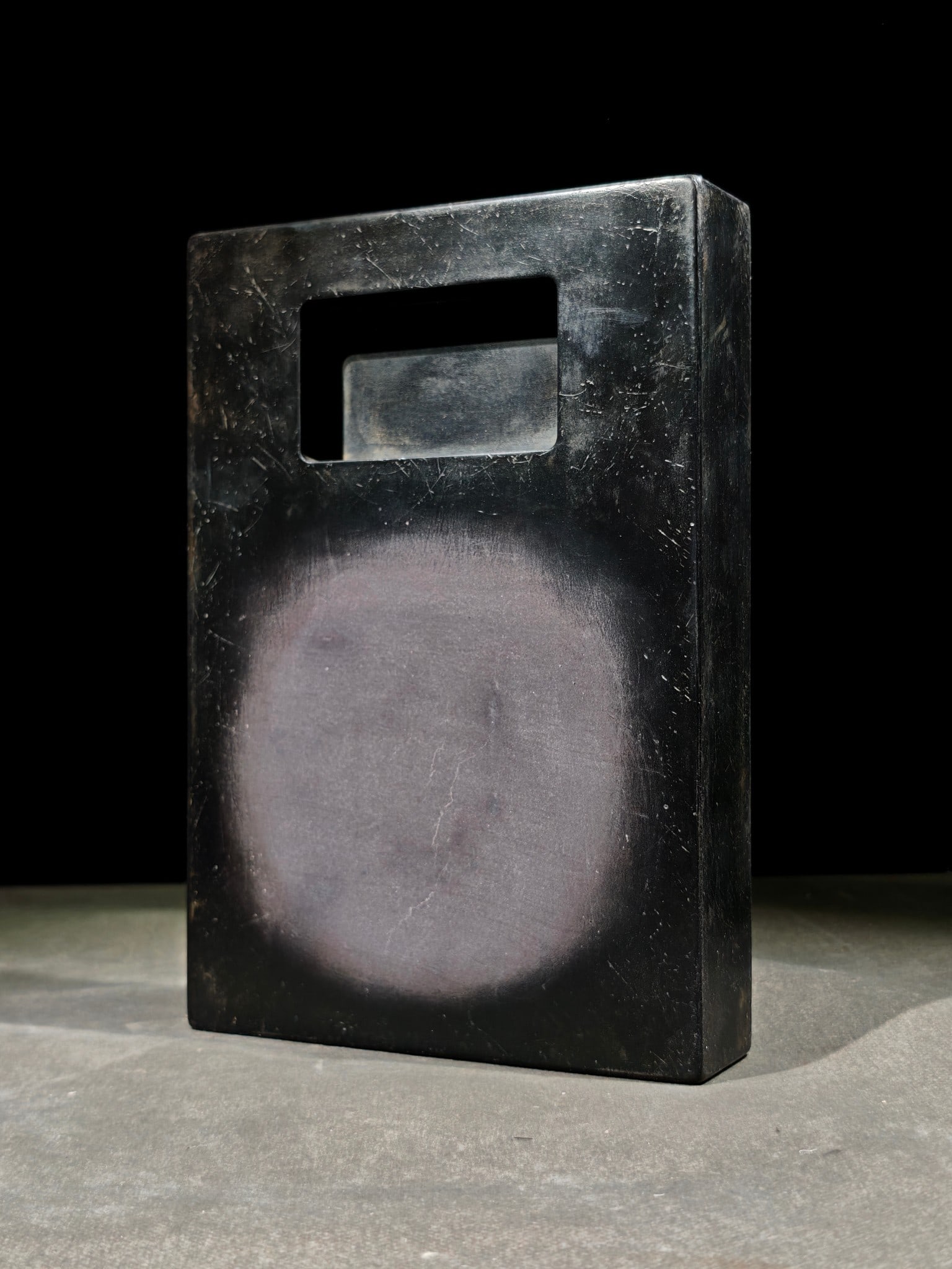 An Exquisite with poem Inkstone - 5