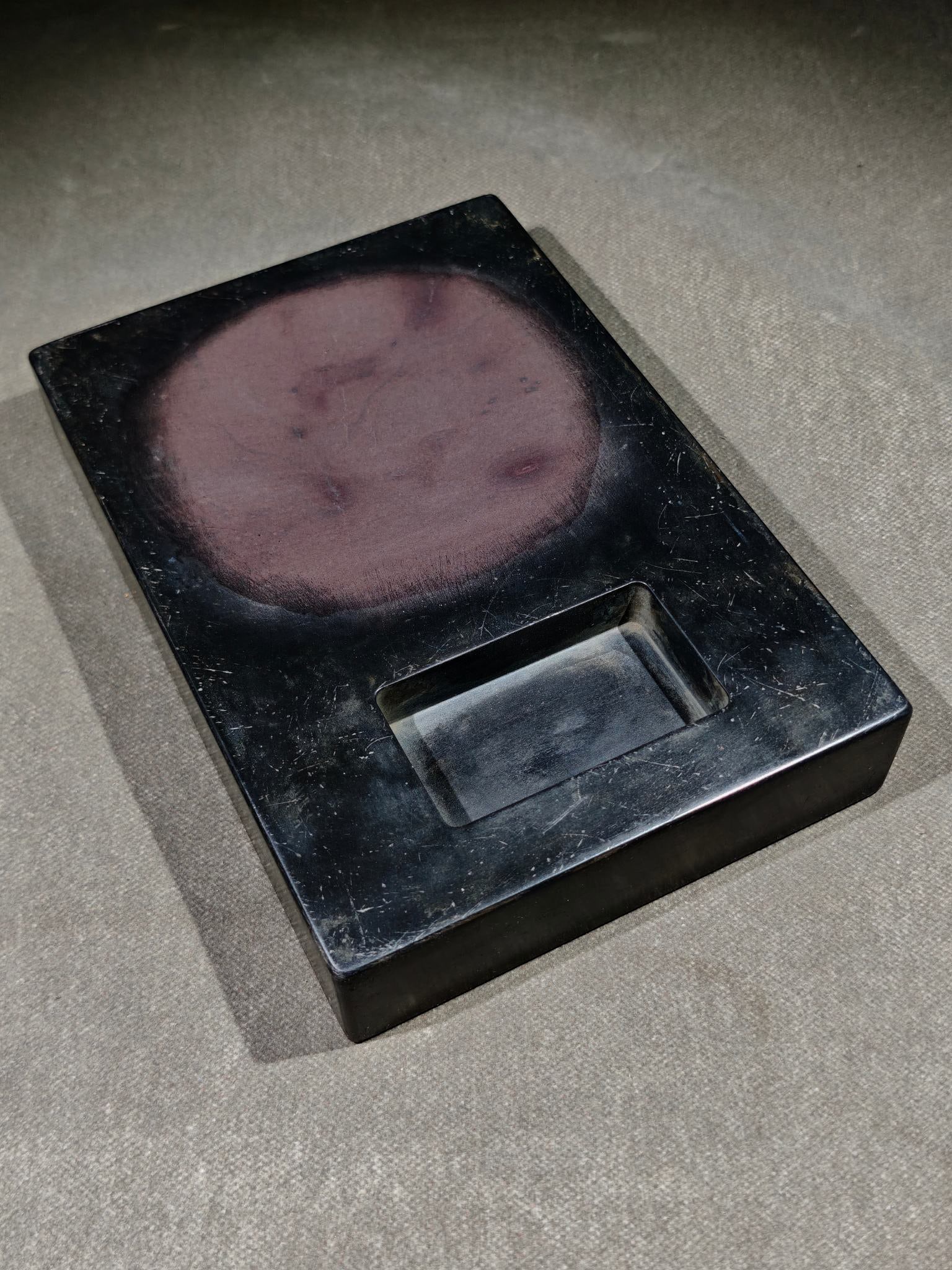 An Exquisite with poem Inkstone - 6