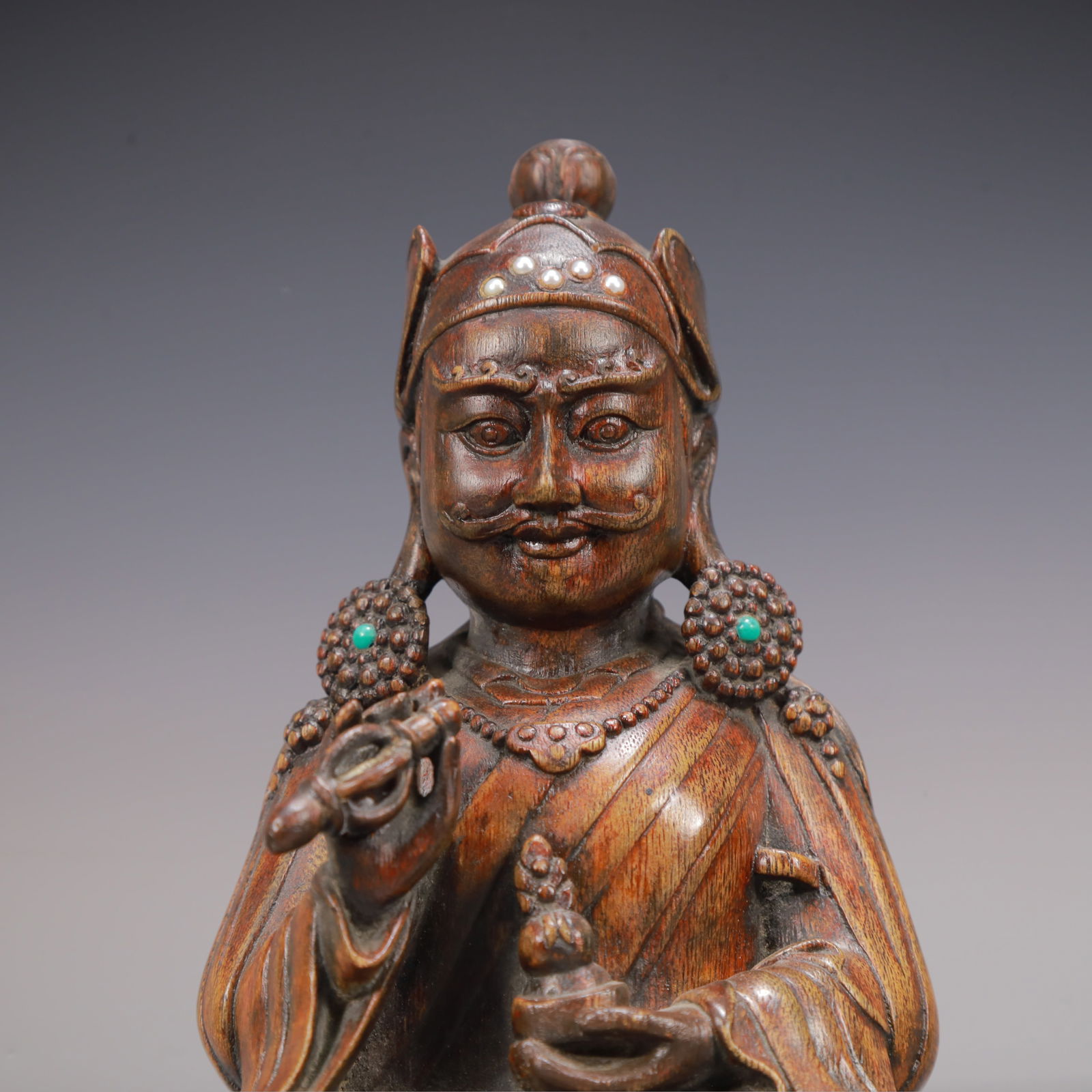 A Exquisite Eaglewood Buddha statue Ornament - 2