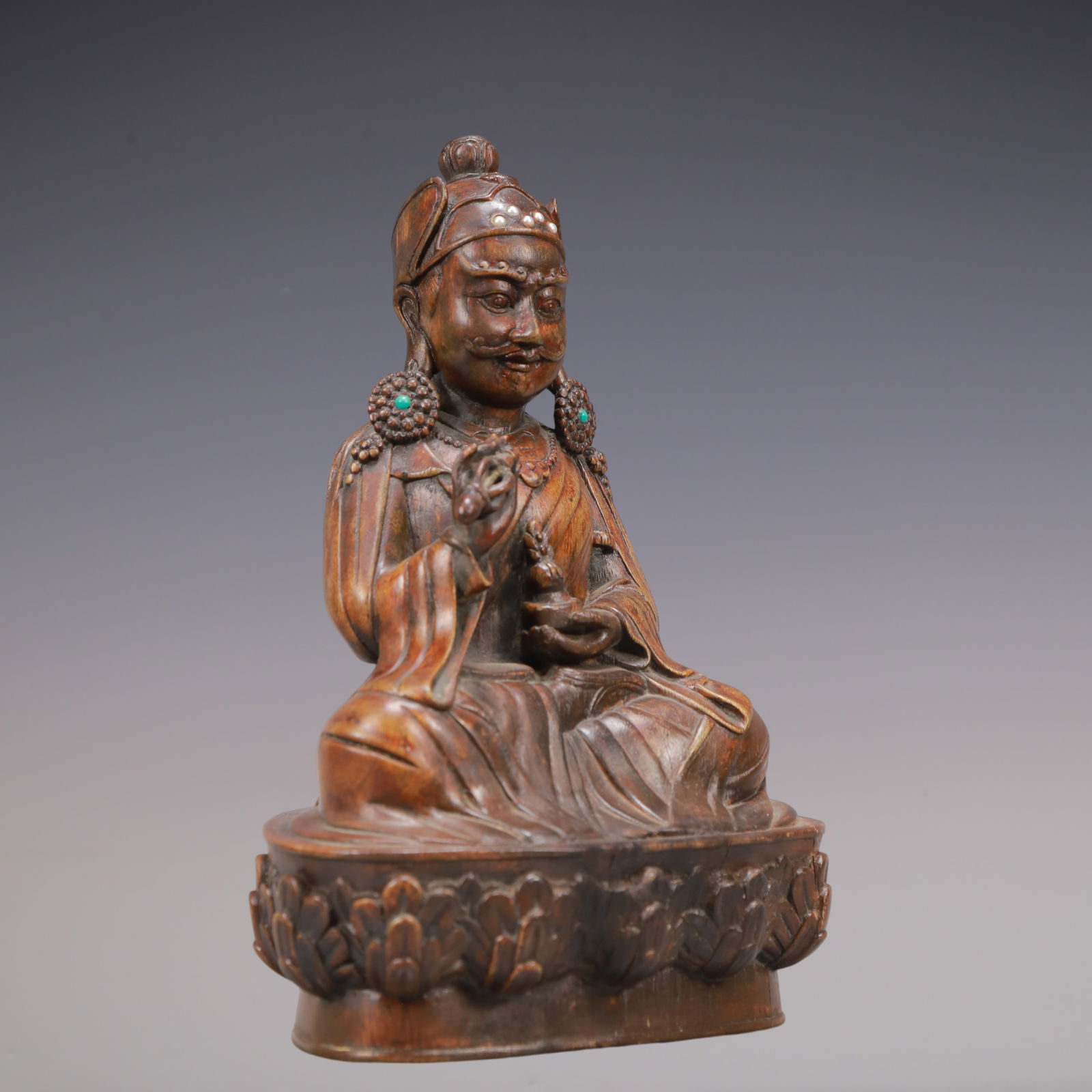 A Exquisite Eaglewood Buddha statue Ornament - 6