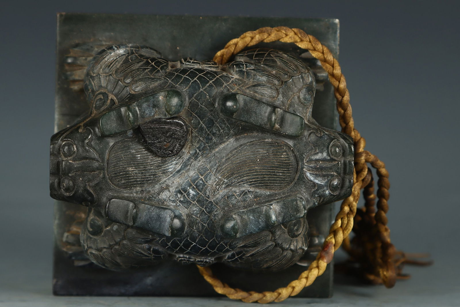 An Exquisite Jasper Auspicious Beast Seal - 7