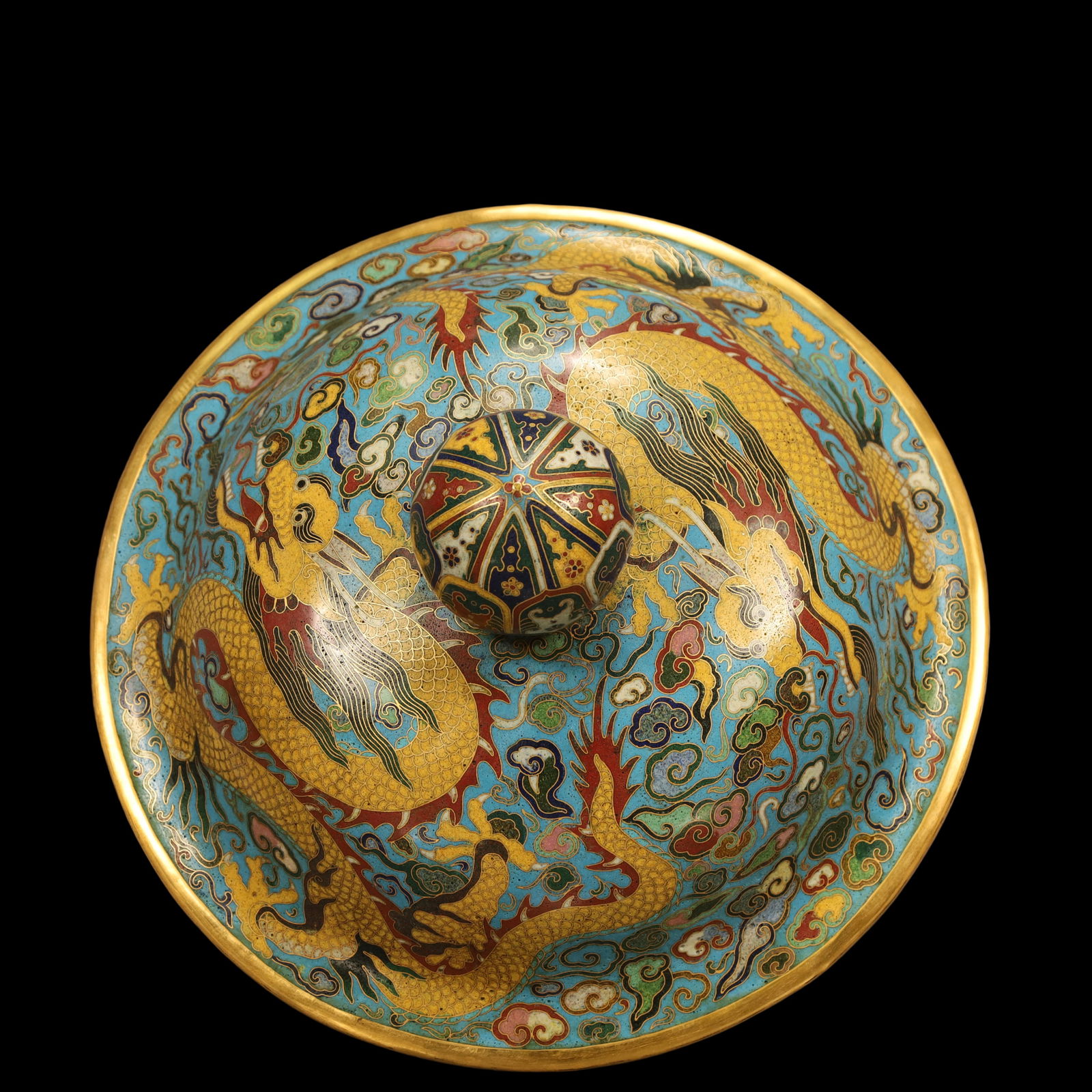 An Exquisite Cloisonne Dragon Pattern Jar - 8