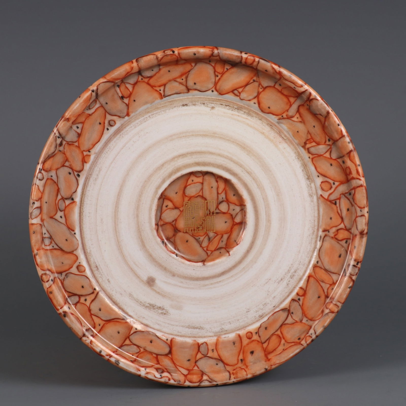 An Exquisite Famille-Rose Landscape Pattern Brush Pot - 9