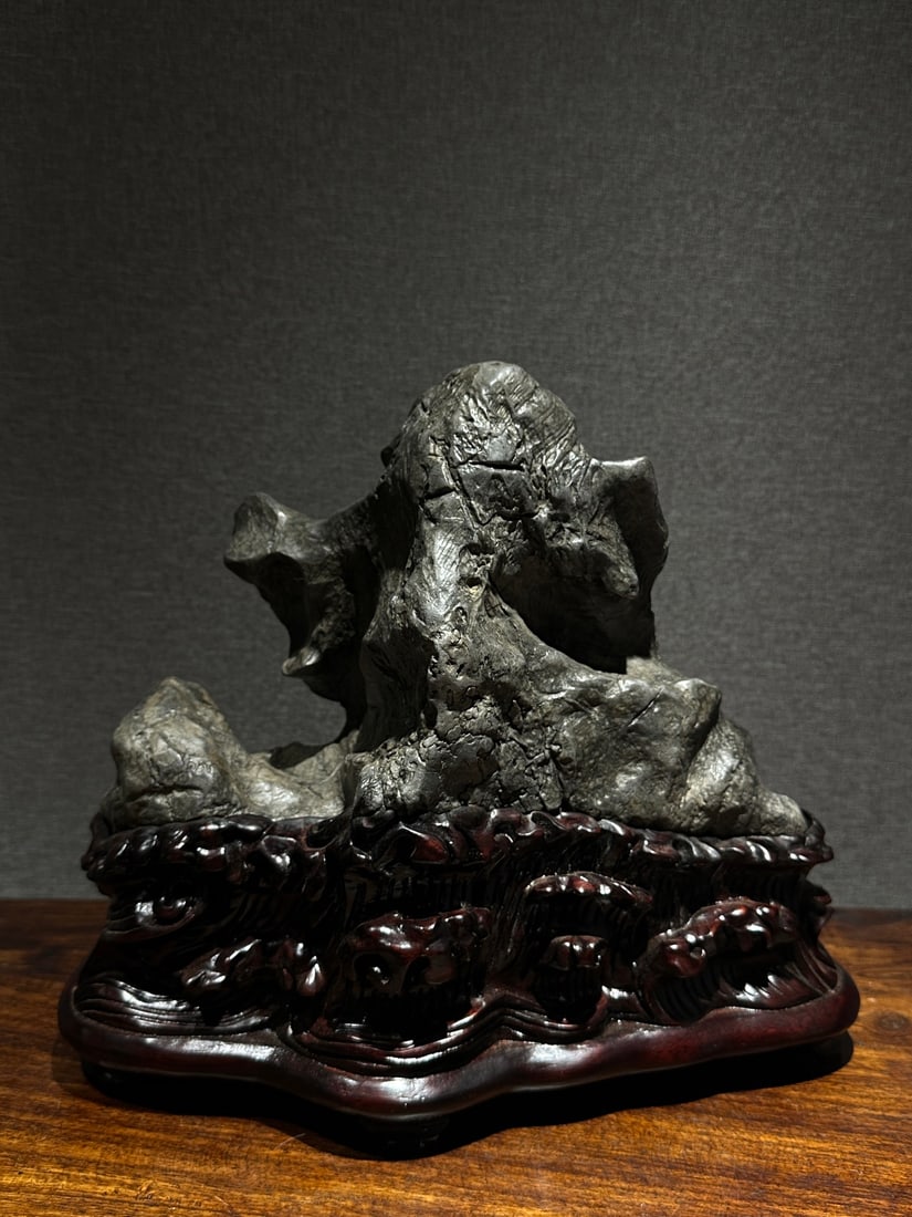 An Exquisite Lingbi Stone Rockery Ornament (1 of 4)