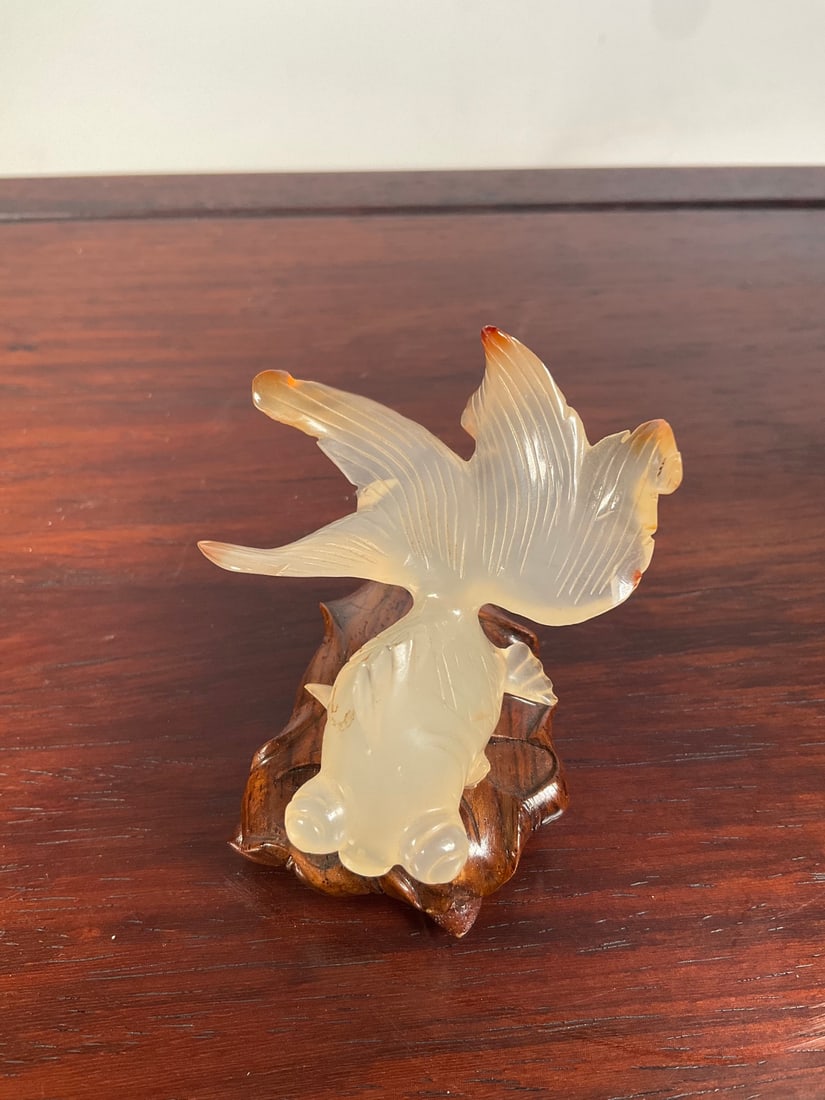 An Exquisite Agate Fish Ornament - 2