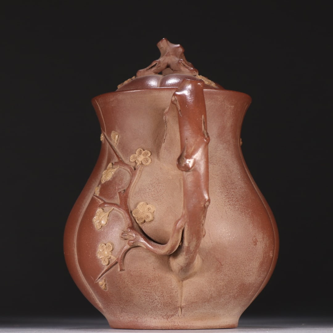 An Exquisite Purple Sands Flower Pattern Teapot - 4