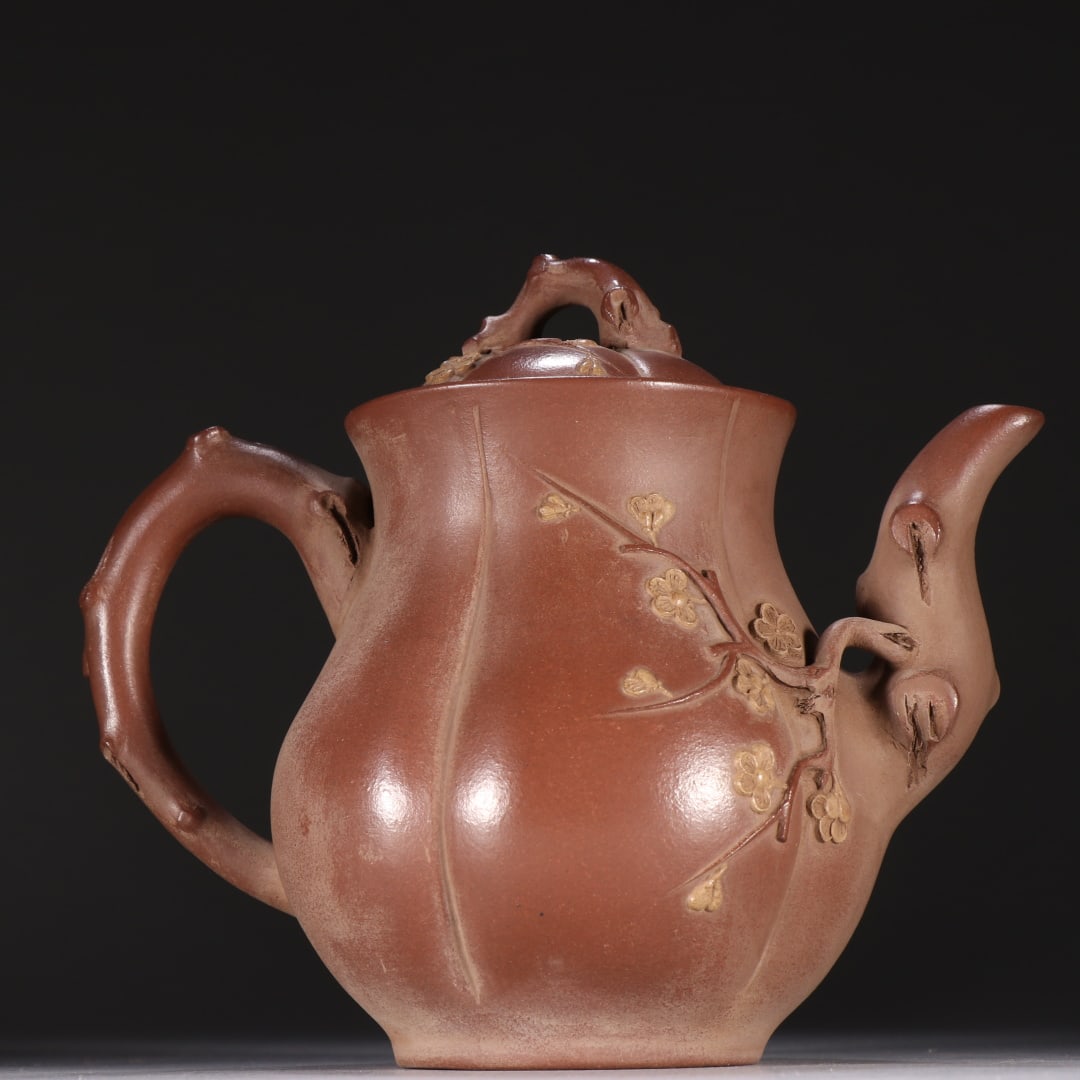 An Exquisite Purple Sands Flower Pattern Teapot - 5