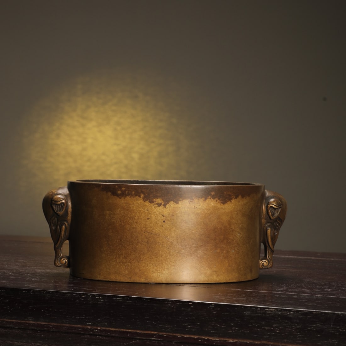 An Exquisite Bronze Double-Ears Censer - 2
