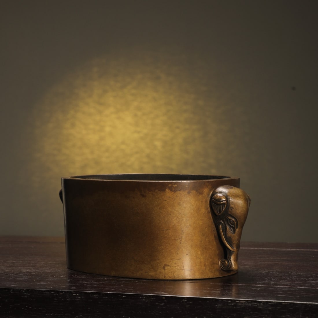 An Exquisite Bronze Double-Ears Censer - 4