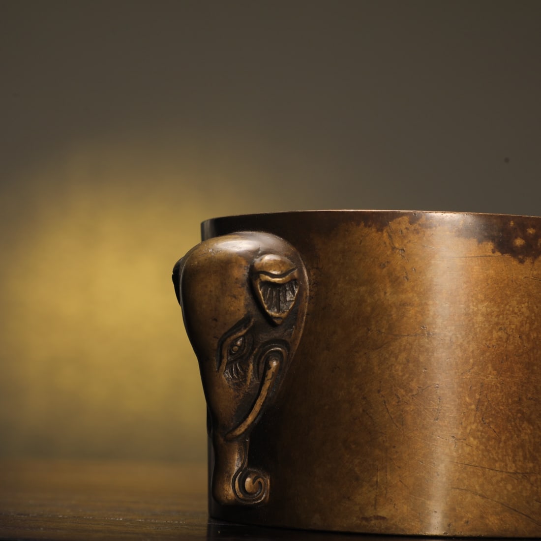 An Exquisite Bronze Double-Ears Censer - 7
