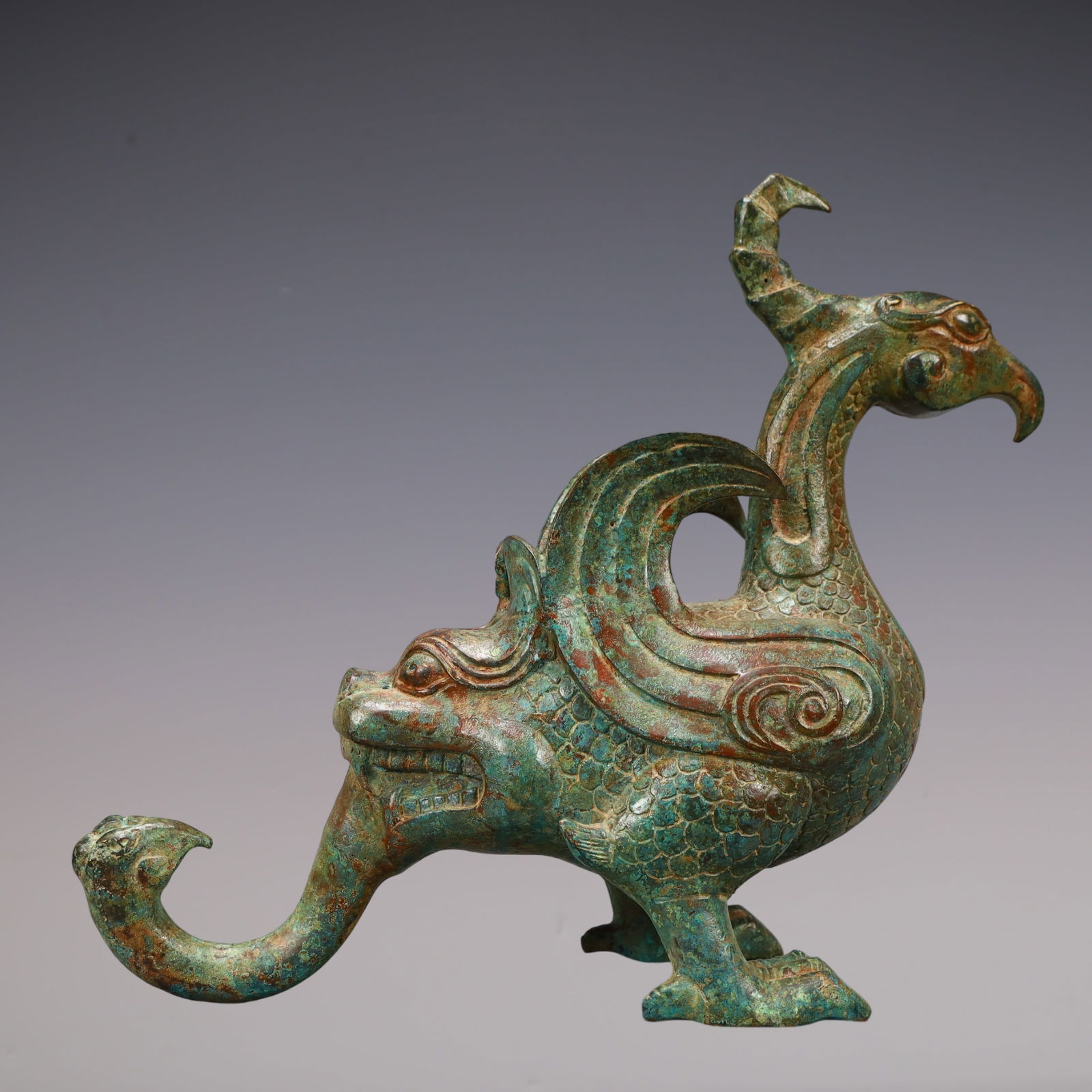 A Exquisite Bronze Bird Ornament - 10