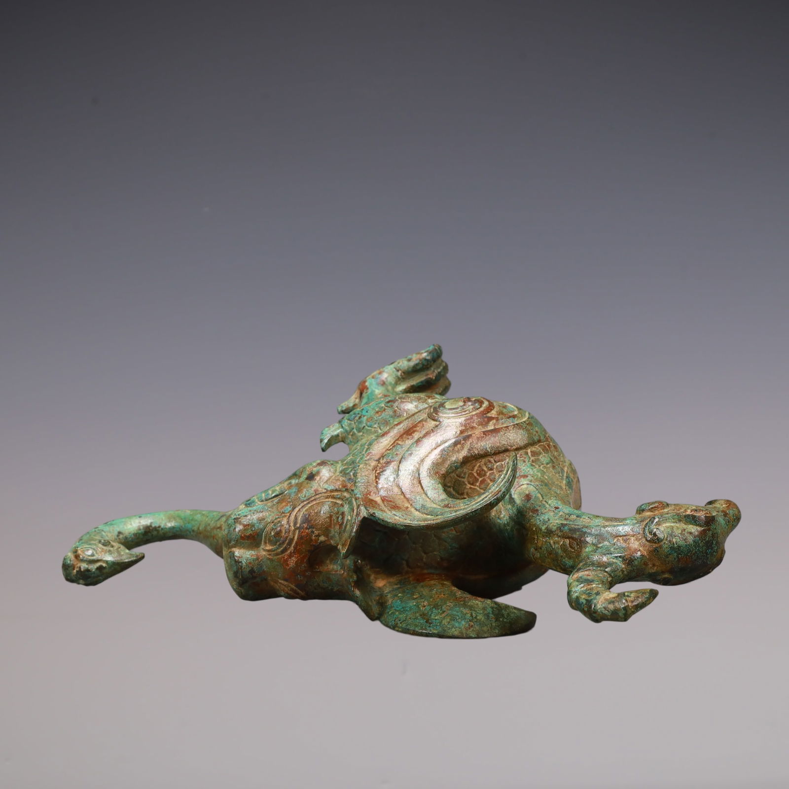 A Exquisite Bronze Bird Ornament - 11